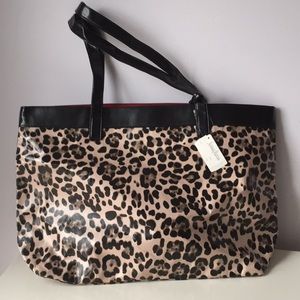 NEIMAN MARCUS cheetah printed Tote Bag
